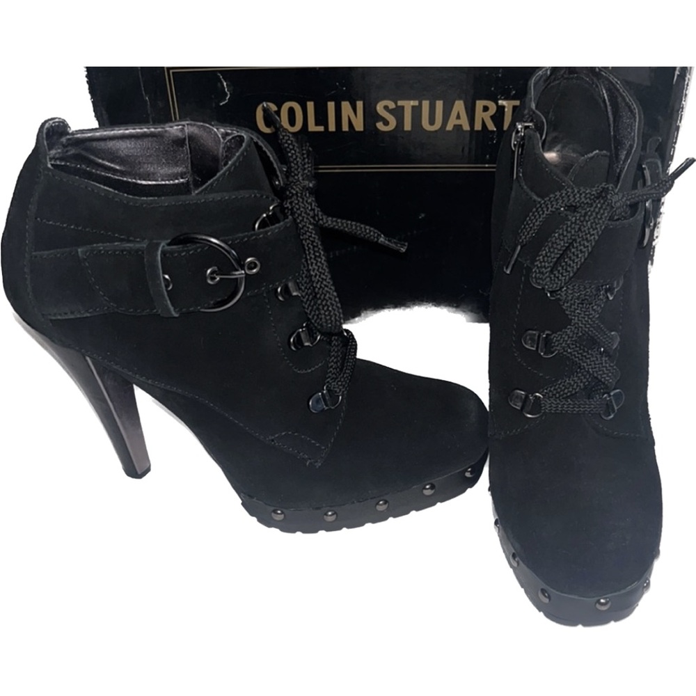 New! Colin Stuart women’s heeled booties size 10